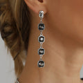 Orvik Crystal Jewelry Set — Geometric Noir Elegance for Every Evening