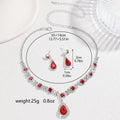 Orvik Bridal Jewelry Set — Sunflower Diamond Radiance for Your Wedding Day