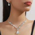 Orvik Bridal Jewelry Set — Sunflower Diamond Radiance for Your Wedding Day