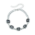 Orvik Crystal Jewelry Set — Geometric Noir Elegance for Every Evening