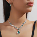Orvik Bridal Jewelry Set — Sunflower Diamond Radiance for Your Wedding Day