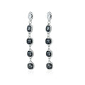 Orvik Crystal Jewelry Set — Geometric Noir Elegance for Every Evening